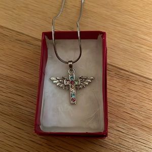 Colorful Cross Necklace